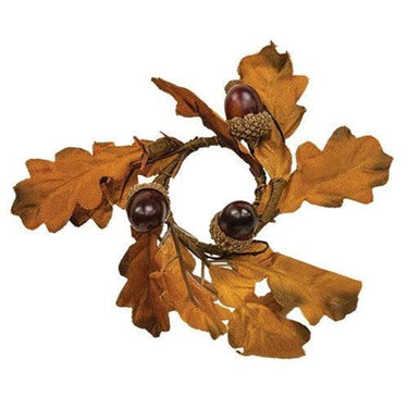 +Oak & Acorn Candle Ring 15 - The Fox Decor